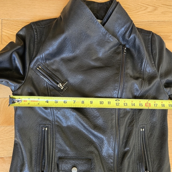 Vince RARE leather moto jacket size L - Picture 9 of 12